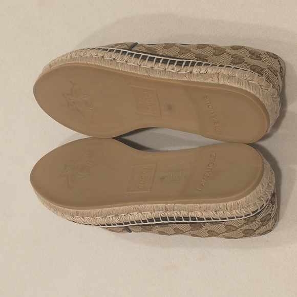 Gucci Pilar GG Canvas Espadrilles - Picture 8 of 10